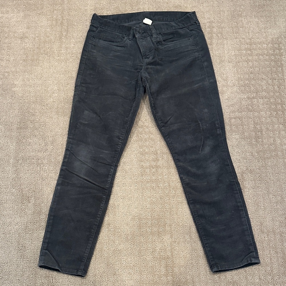 J. Crew women's Dark Gray Corduroy Jeans